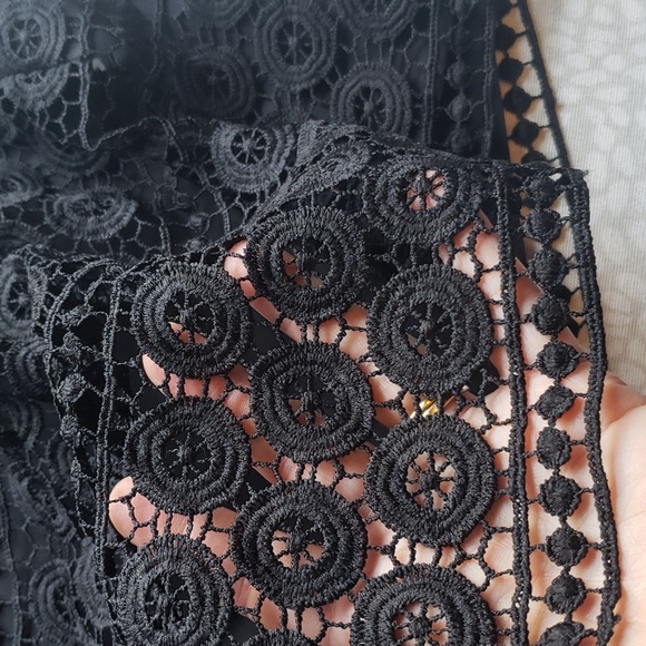 Loft Black Lace Skirt Size 12 - Picture 10 of 10